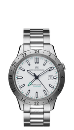 Sjöö Sandström Royal Steel Worldtimer 41 mm 020135