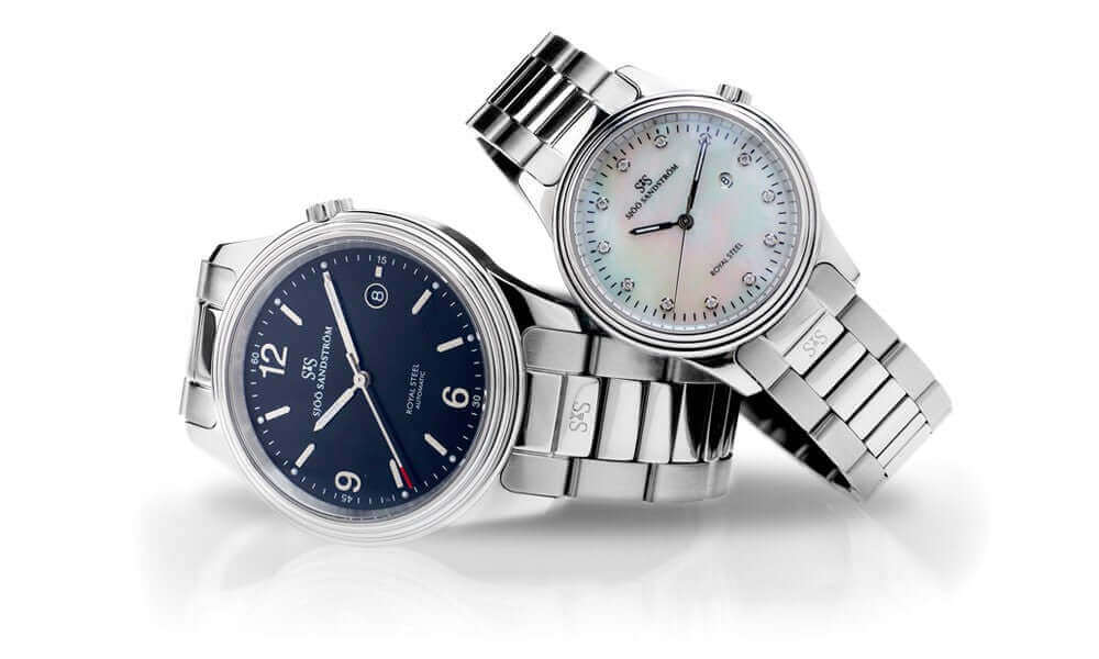  Sjöö Sandström Royal Steel Classic 007266 naisten kello