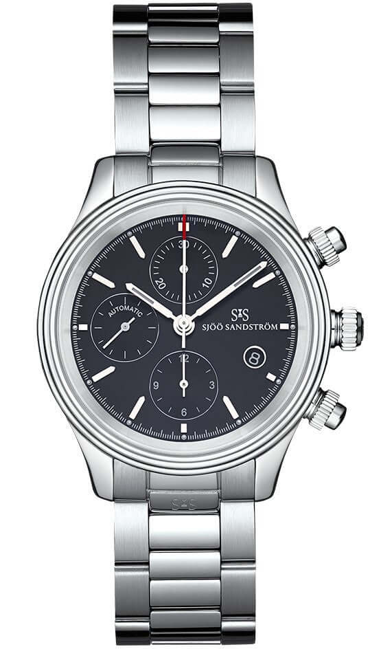 Sjöö Sandström Royal Steel Chronograph 011768