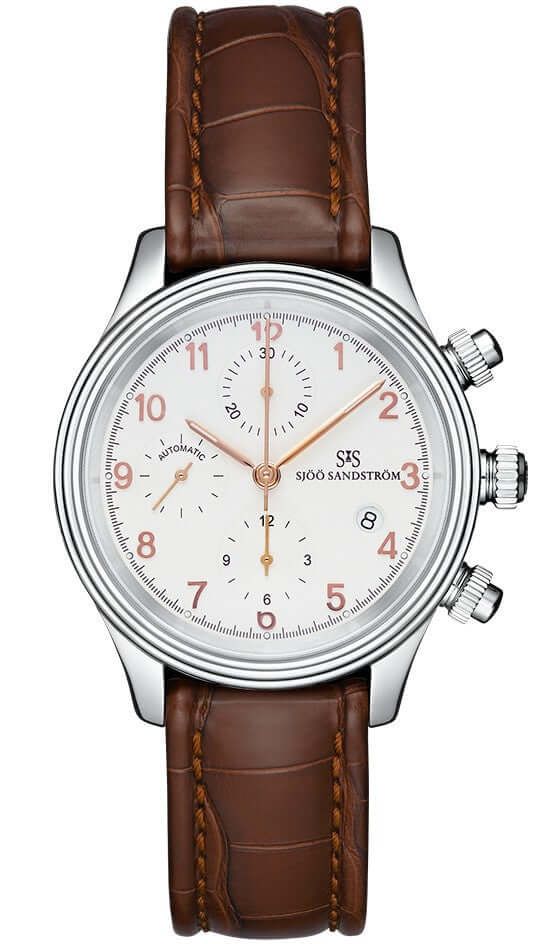  Sjöö Sandström Royal Steel Chronograph 012628
