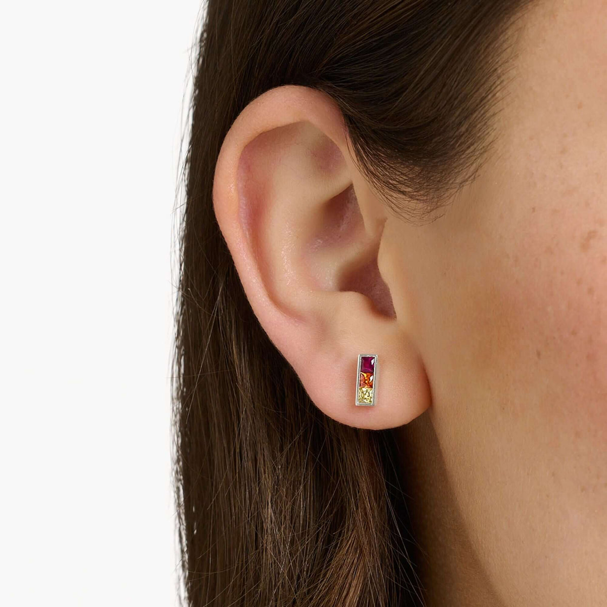 Thomas Sabo värikkäät hopeakorvakorut H2250-477-7