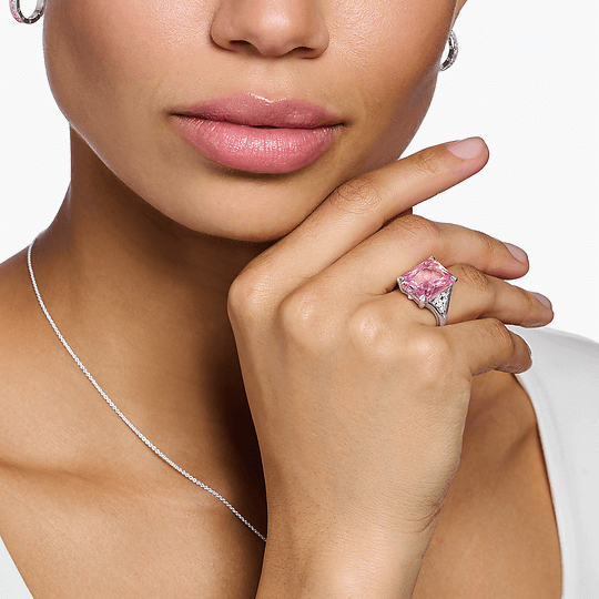 Thomas Sabo pink stone hopeasormus TR2339-051-9