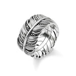  Thomas Sabo Feather Pavé sormus TR2159-643-11