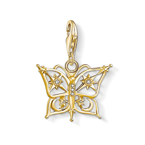 Thomas Sabo Charm Club Butterfly Star & Moon Gold 1853-414-14