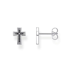 Thomas Sabo Cross Black korvakorut H2112-643-11
