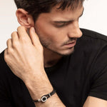 Thomas Sabo Disc Black Nahkainen Rannekoru A1864-982-11