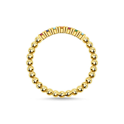 Thomas Sabo Dots With Colourful Stones Gold TR2323-488-7
