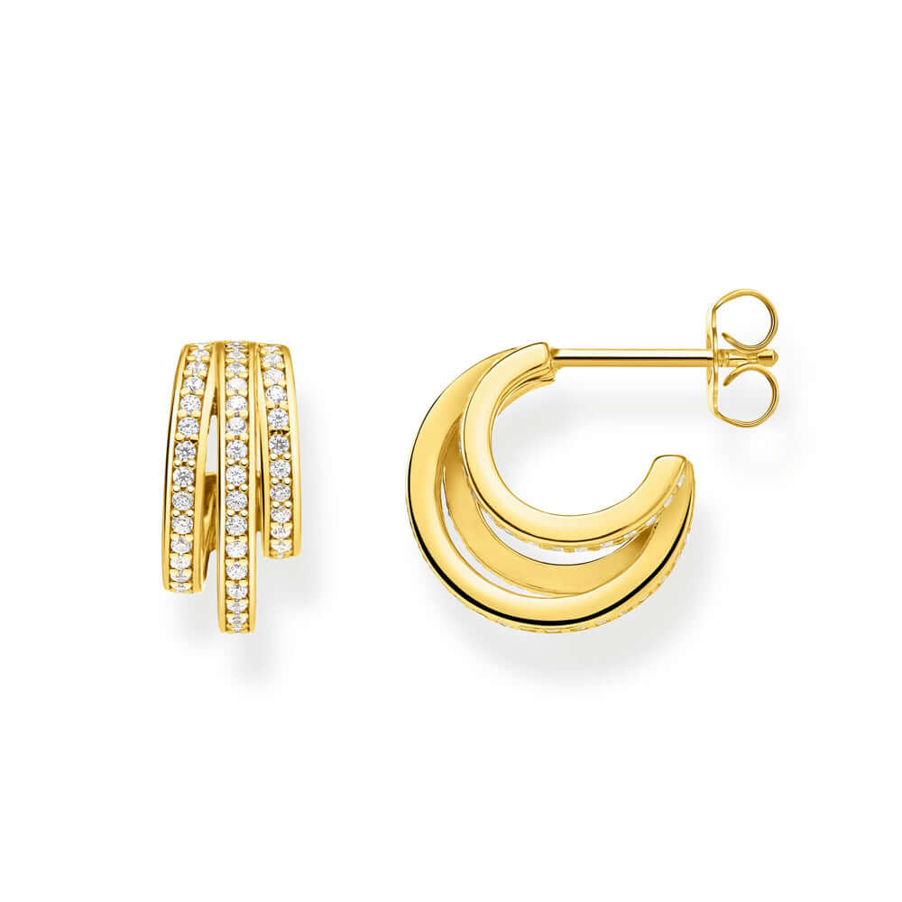  Thomas Sabo Gold Rings korvarenkaat CR652-414-14