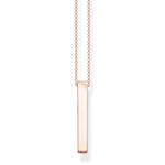  Thomas Sabo Rose-Gold Cuboid kaulakoru KE1907-415-40