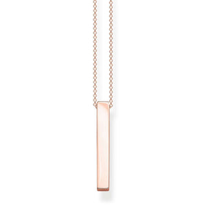 Thomas Sabo Rose-Gold Cuboid kaulakoru KE1907-415-40