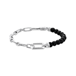 Thomas Sabo Onyx Bead ranneketju A2088-507-11