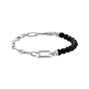 Thomas Sabo Onyx Bead ranneketju A2088-507-11