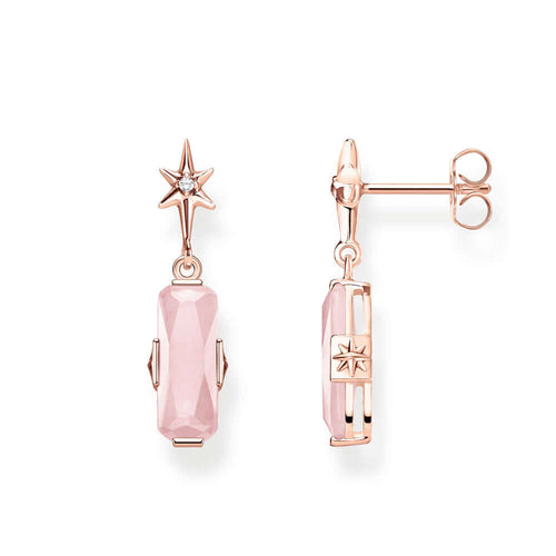 Thomas Sabo Pink Stone With Star korvakorut H2107-417-9