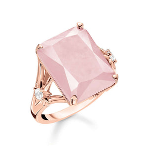Thomas Sabo Large Pink Stone With Star sormus TR2261-417-9