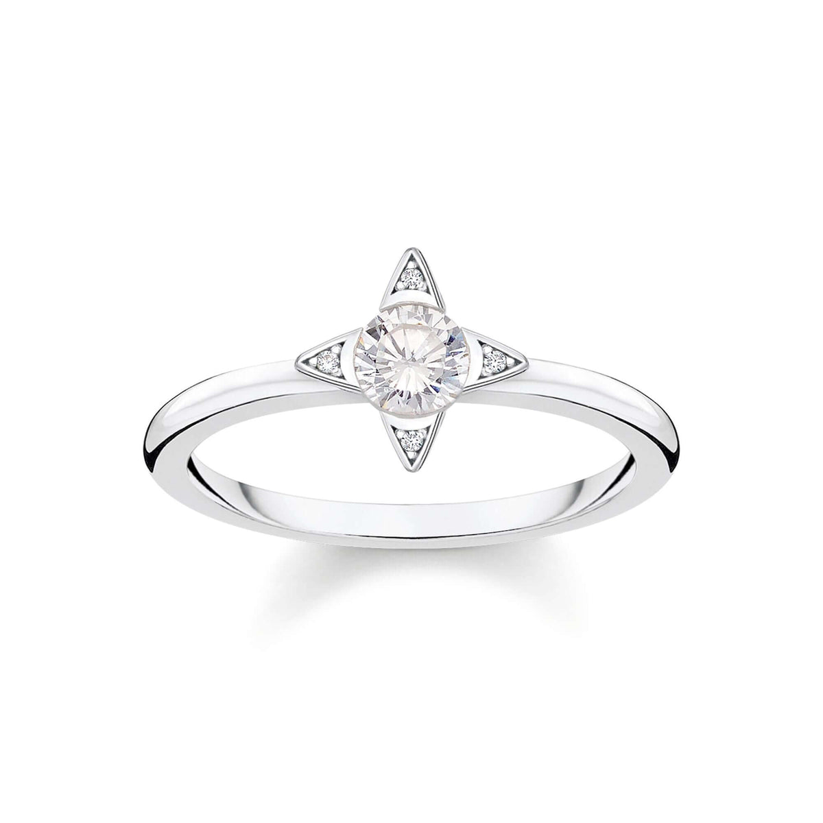 Thomas Sabo White Stones sormus TR2268-051-14