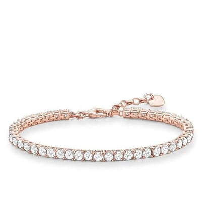 Thomas Sabo Tennis ruusukullattu rannekoru A1484-416-14