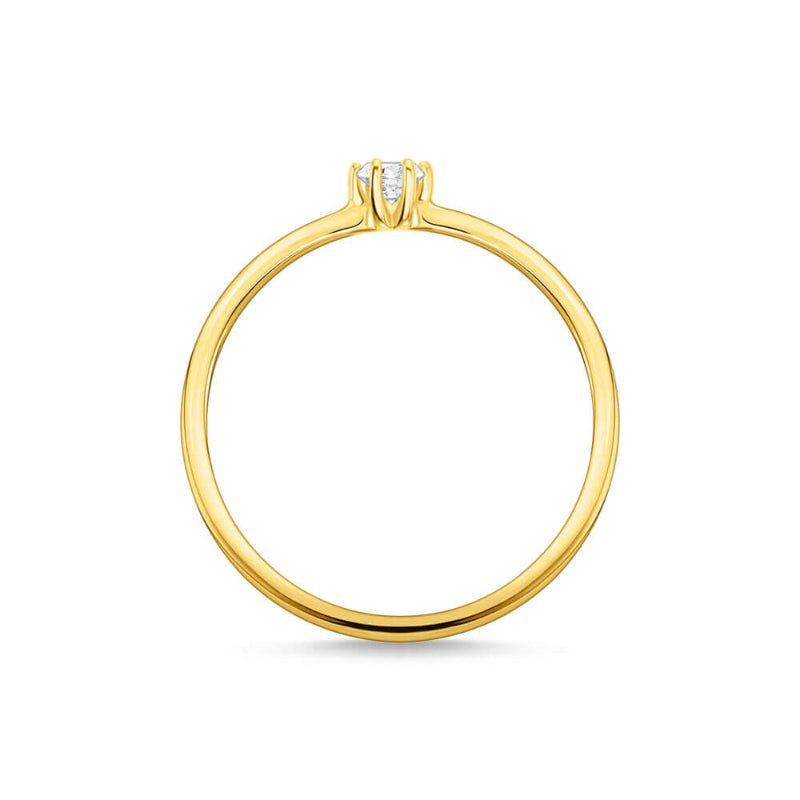 Thomas Sabo White Stone Gold sormus TR2312-414-14