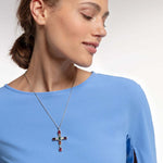 Thomas Sabo Cross Colourful Stones riipus PE859-294-7