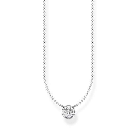 Thomas Sabo circle With white stone kaulakoru KE1881-051-14