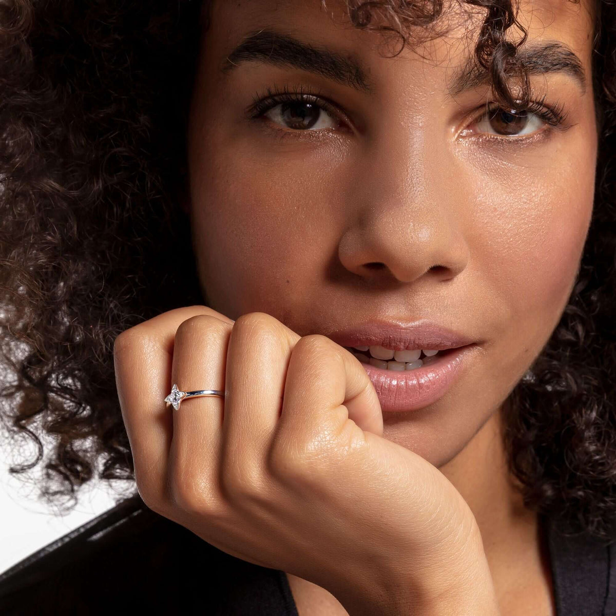 Thomas Sabo White Stones sormus TR2268-051-14