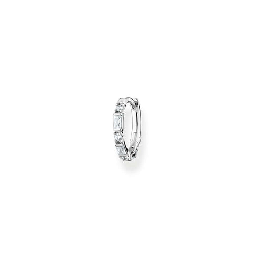 Thomas Sabo Hoop Earring White Stones Silver korvakoru CR666-051-14