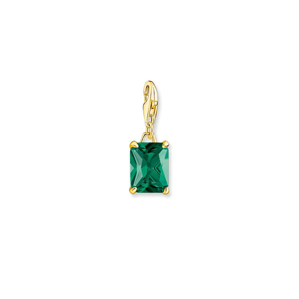 THOMAS SABO Charm Club Green Stone 1869-472-6
