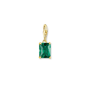 THOMAS SABO Charm Club Green Stone 1869-472-6
