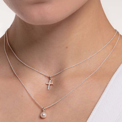 Thomas Sabo Cross Pavé kaulakoru KE2069-051-14