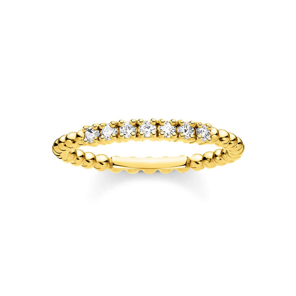Thomas Sabo Dots With White Stones Gold sormus TR2323-414-14