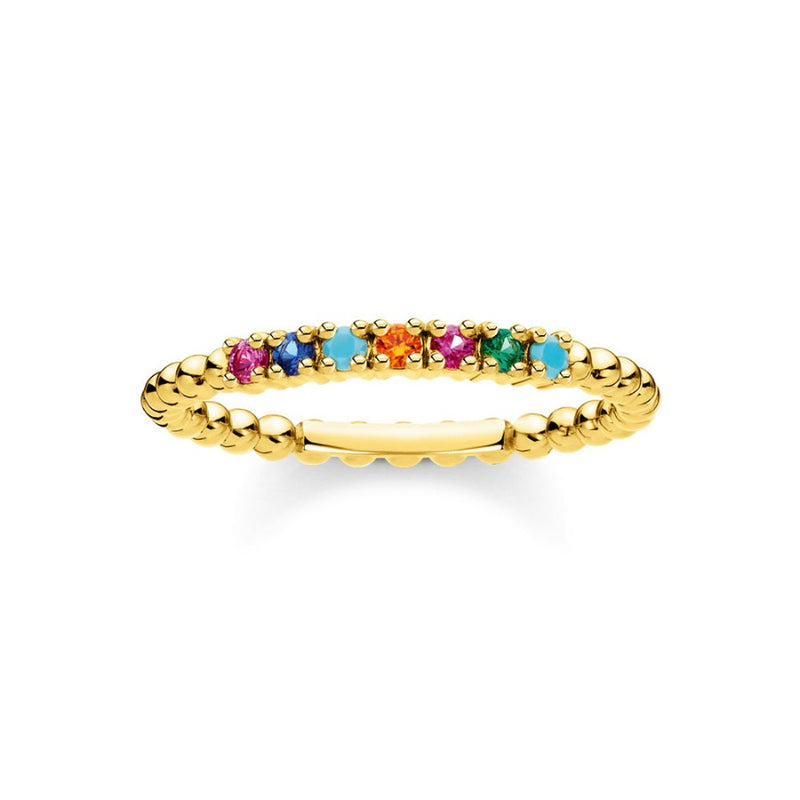 Thomas Sabo Dots With Colourful Stones Gold sormus TR2323-488-7