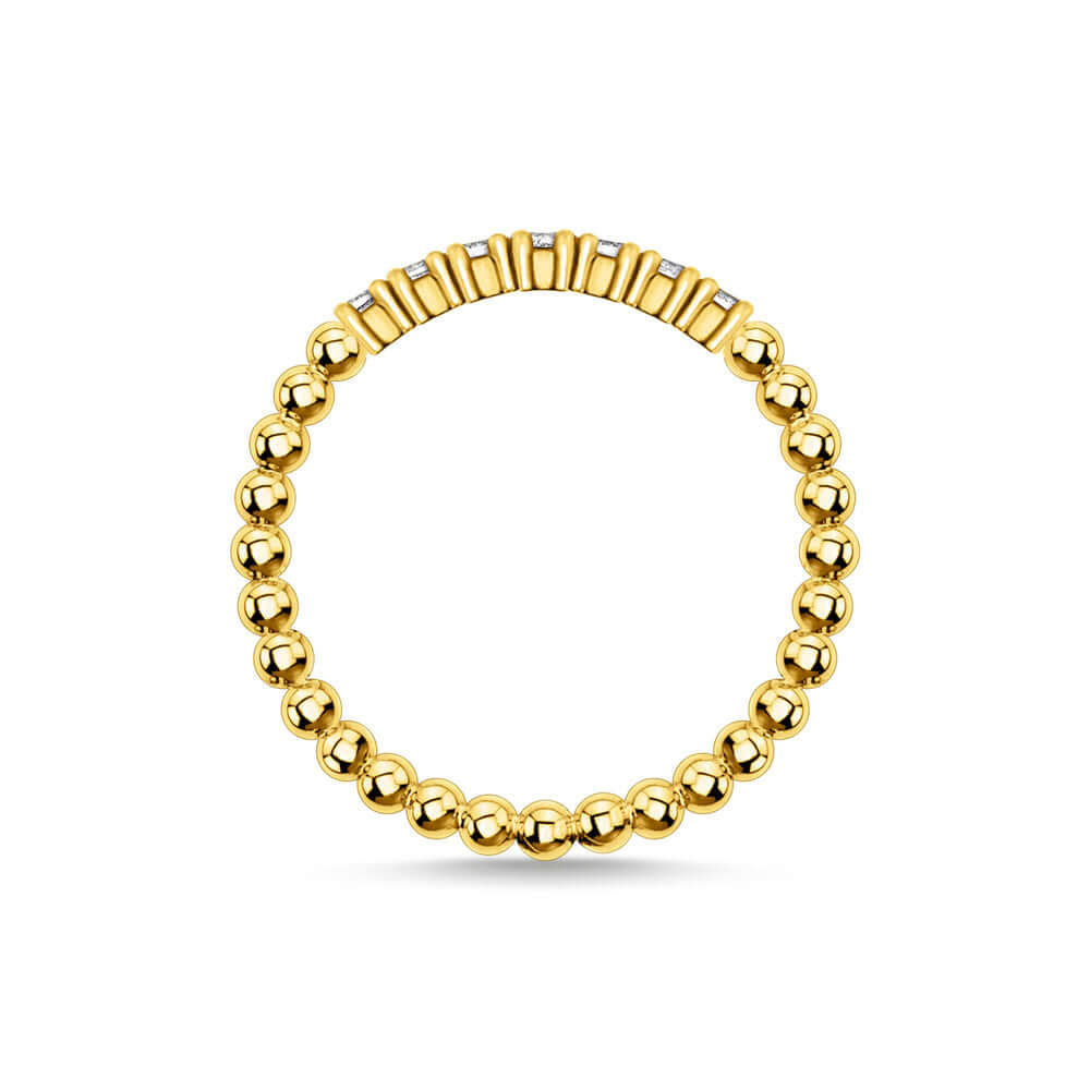 Thomas Sabo Dots With White Stones Gold sormus TR2323-414-14