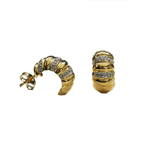 Timanttikorvakorut (0,18ct)