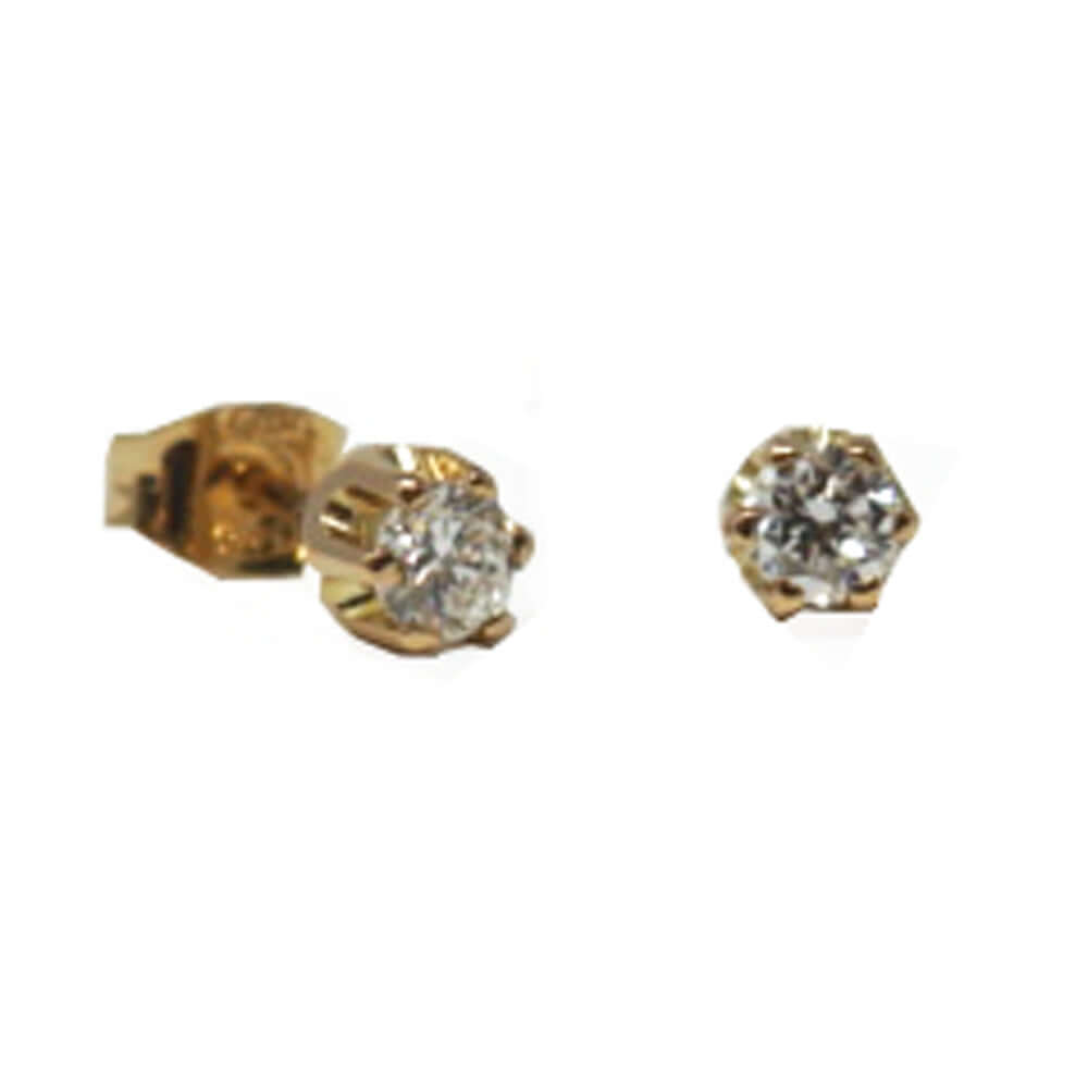 14 karaatin valkokultaiset timanttikorvakorut 040ct 3171-40