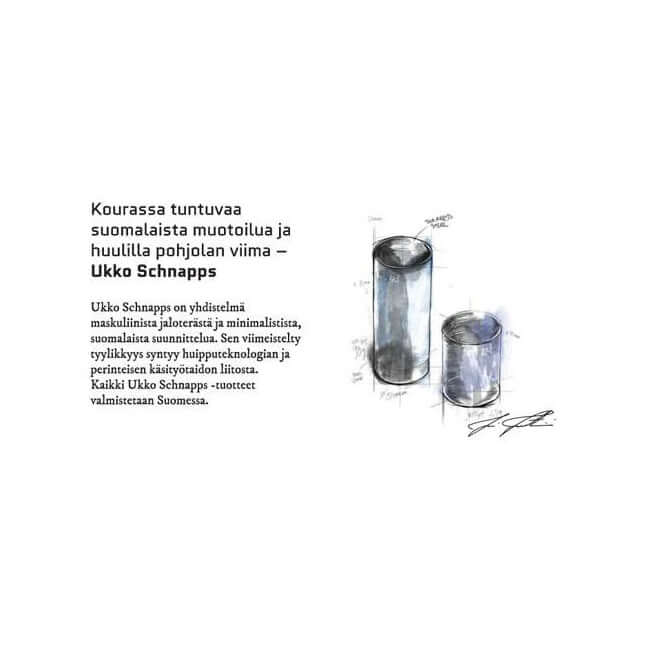 UKKOMATTI musta 100ml nahkatupessa