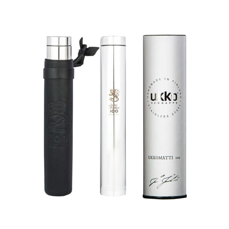 Ukkomatti limited edition Suomi 100 vuotta nahkatupella