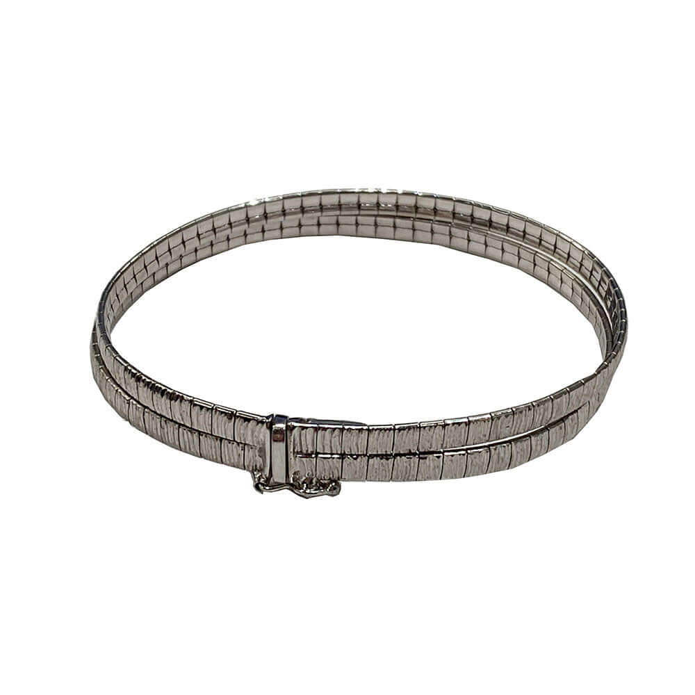 14k Valkokultainen Ranneketju 16g - 19 cm