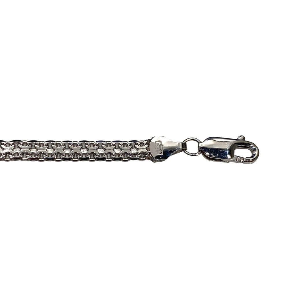 Valkokultainen ranneketju 6g - 19 cm