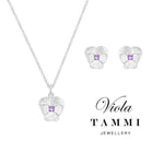 Tammi Jewellery Viola ametisti korvakorut S4529