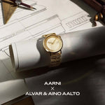 Aarni x Alvar  Aino Aalto Villa Flora kello