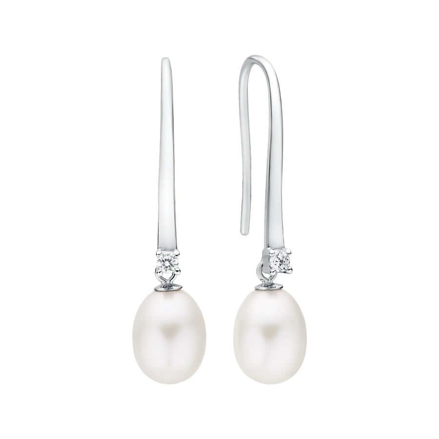 Gaura Pearls Arianna helmikorvakorut SK22523E W