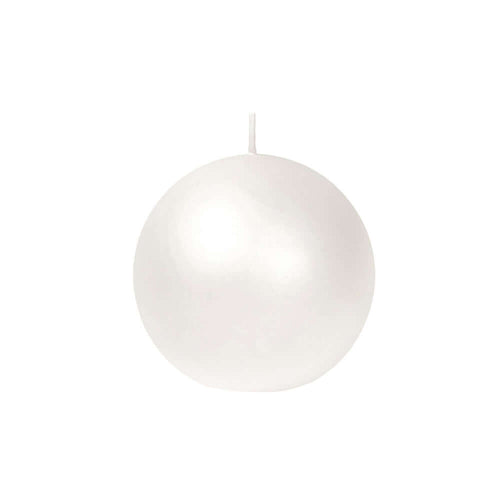 Balmuir Velvet White Pearl pallokynttilä