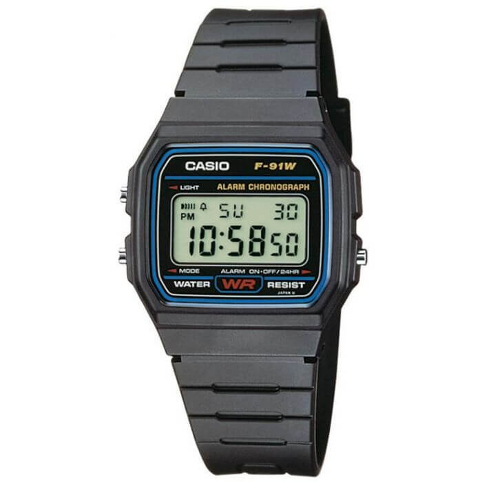 Casio Collection F-91W-1YEG digitaalikello