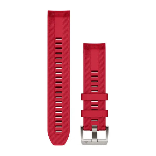 Garmin Marq Quickfit 22mm punainen silikoniranneke