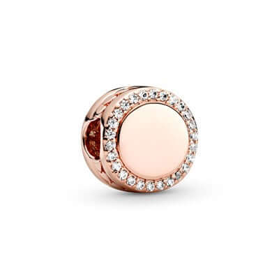  Pandora Sparkling Button rose Charm Hela 788747c01