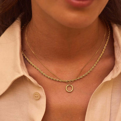 Edblad Rope necklace 123506 gold kaulakoru