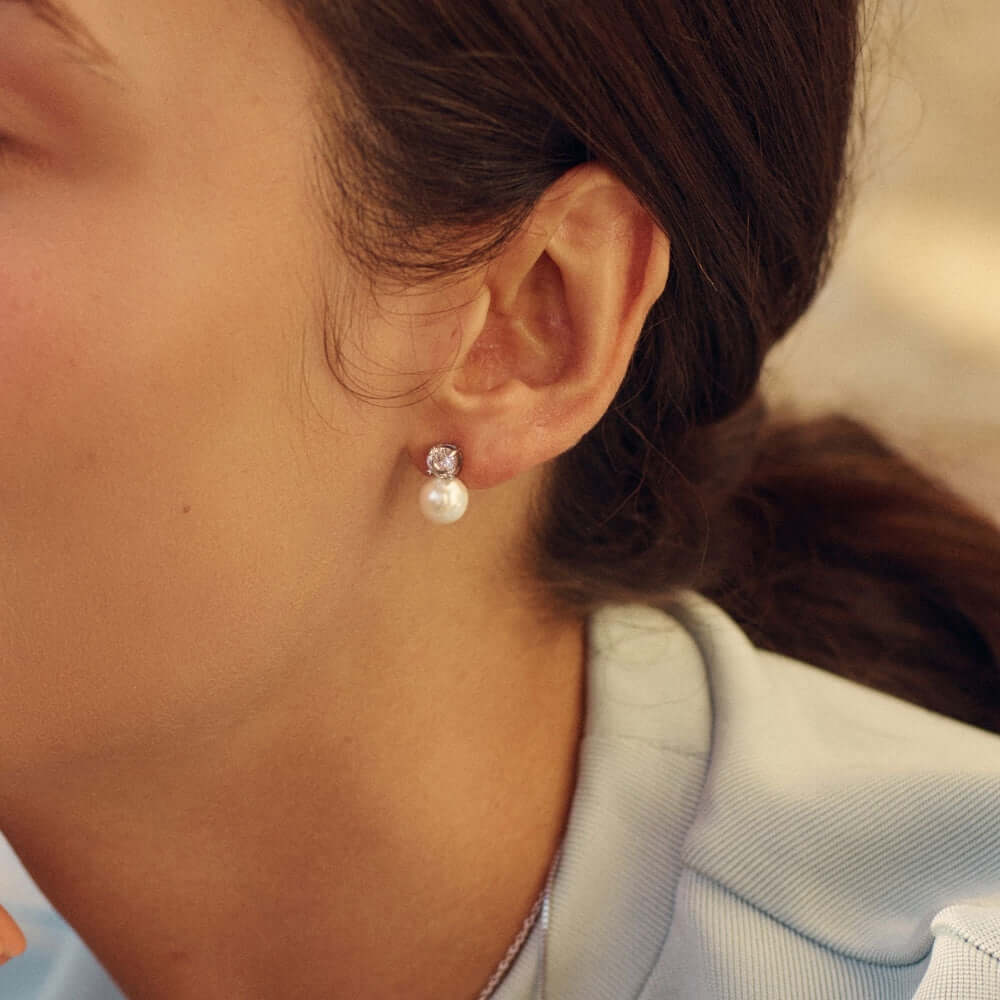 Edblad Luna Studs L Steel Korvakorut 123869 