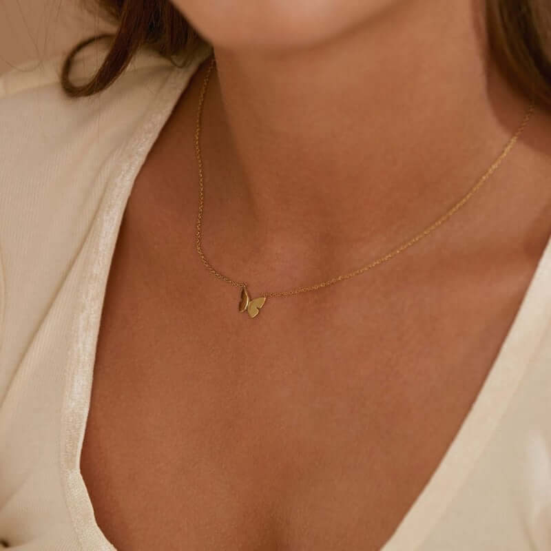 Edblad papillon necklace gold Kaulakoru