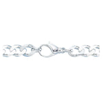 Hopeinen Panssariranneketju 10.8mm 21 cm
