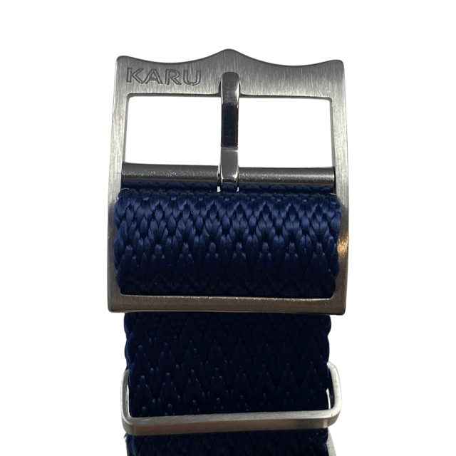 KARU Tudor tekstiiliranneke keltainen harmaa