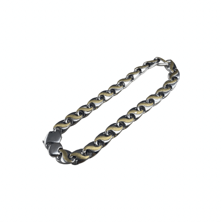 Valkokultainen ranneketju 15g - 20 cm